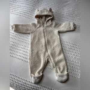 Newbie Teddy Pramsuit / Baby Footie